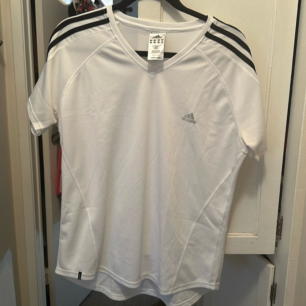 Adidas white XL athletic shirt